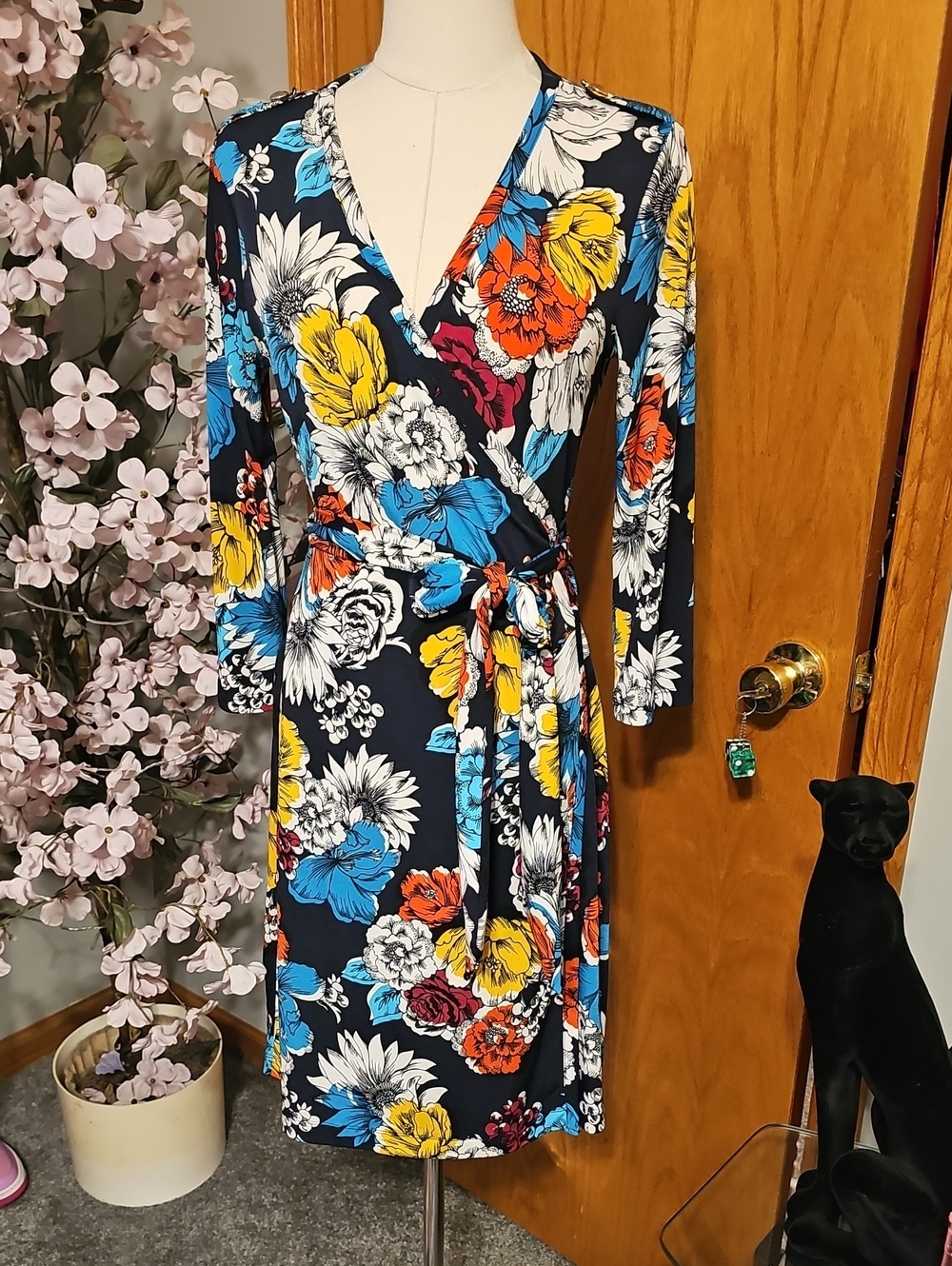 Banana Republic Floral Wrap Dress